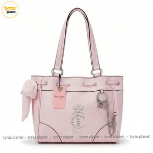 Juicy Couture juicy crown daydreamer tote bag chiffon pink